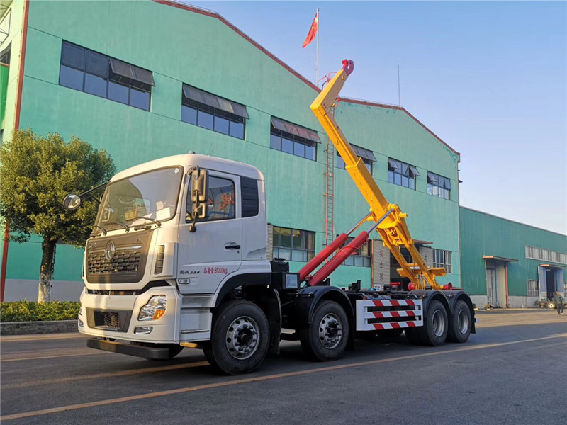 東風(fēng)天龍30噸勾臂式垃圾車