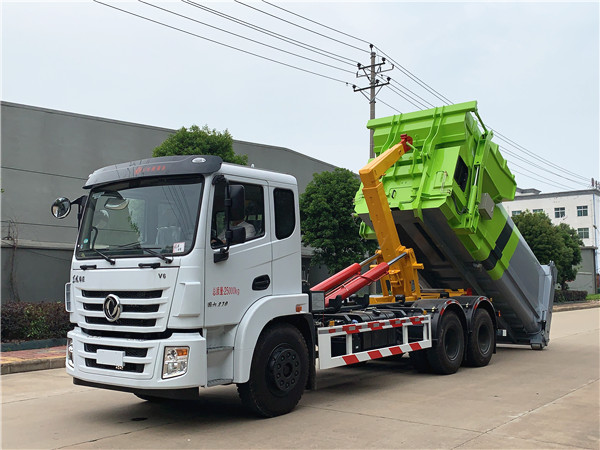 25噸28噸東風錦程勾臂式垃圾車