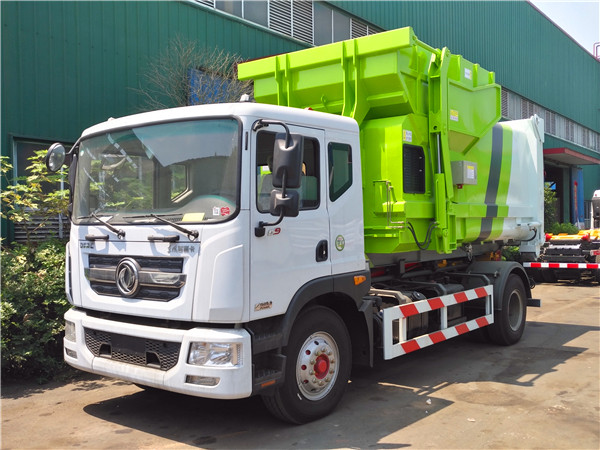16噸東風(fēng)多利卡D9勾臂式垃圾車
