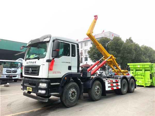 汕德卡前四后八25噸勾臂車