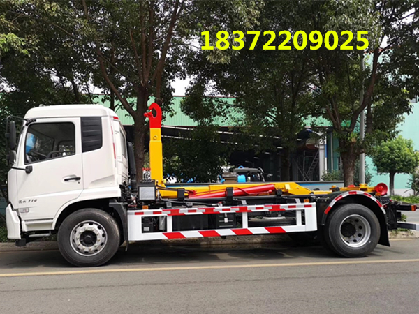 強(qiáng)烈推薦車型之一_東風(fēng)天龍12噸勾臂式垃圾車