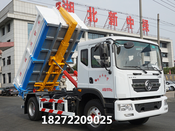 勇往直前！多利卡D9勾臂式垃圾車大總成全部換裝高配