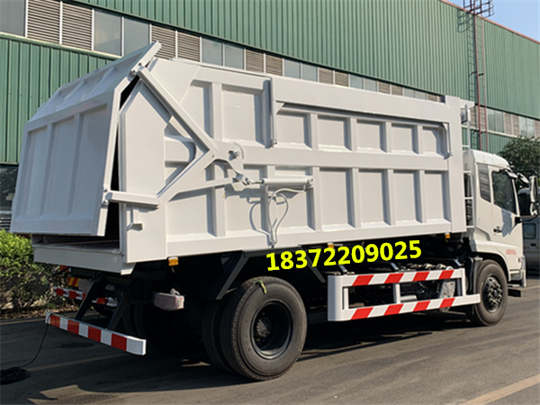 人間天堂----蘇州批量定購10臺18方東風(fēng)天錦對接式垃圾車